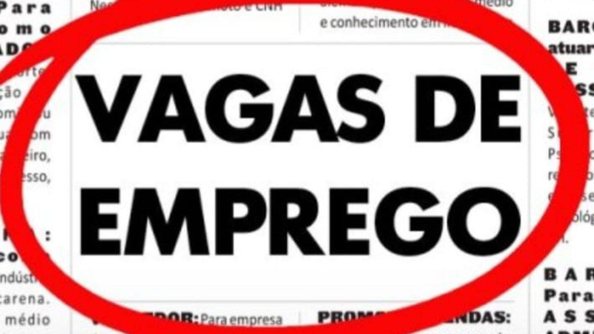 VAGAS DE EMPREGO