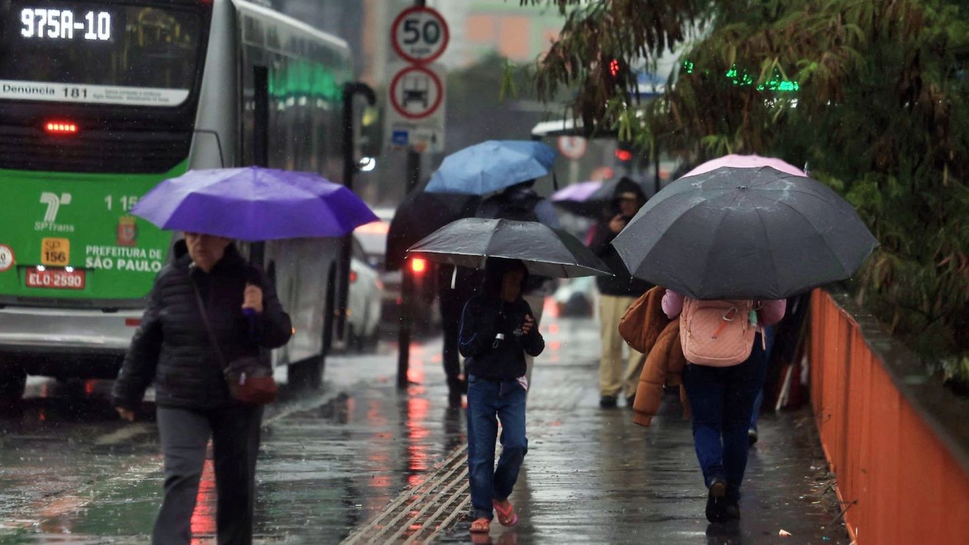 Sudeste pode ter grande volume de chuva nesta quarta-feira